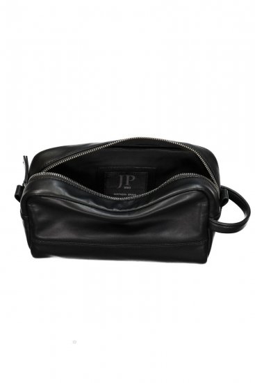 JP1880 838834 Kulturtasche aus Leder Schwarz - Taschen - 