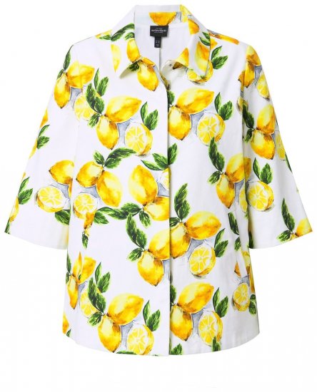 Ulla Popken 838952 Jacke Weiß - Jacken - Große Jacken für Damen