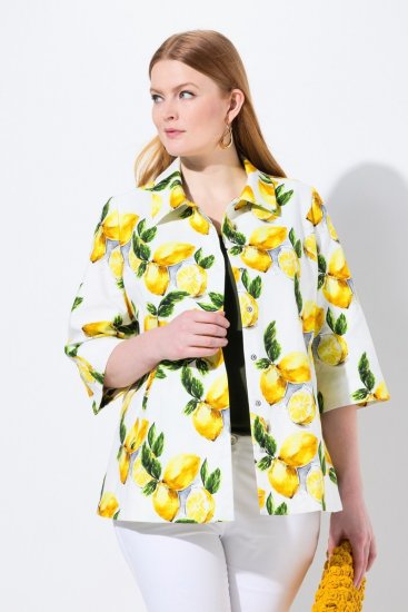 Ulla Popken 838952 Jacke Weiß - Jacken - Große Jacken für Damen