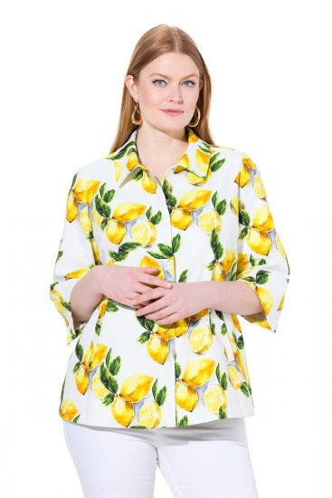 Ulla Popken 838952 Jacke Weiß - Jacken - Große Jacken für Damen