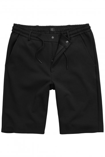 JP1880 Jersey Bermuda Chino Shorts Flexnamic Black - Herrenshorts - Herrenshorts in großen Größen