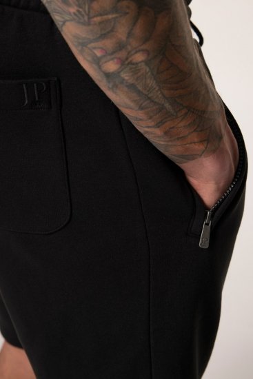 JP1880 Bermuda Sweatshorts Stomach Fit Black - Jogginghosen für herren - Jogginghosen für Herren in großen Größen
