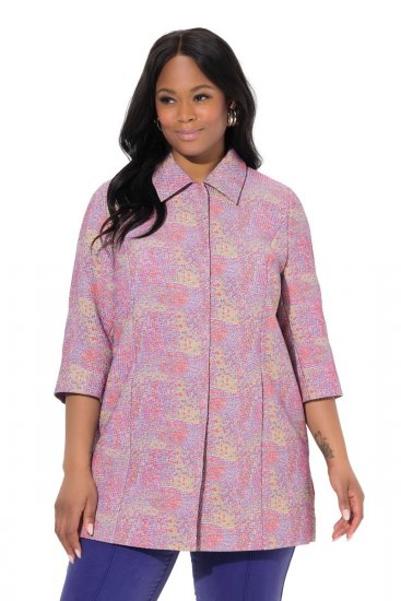 Ulla Popken 839708 Jacke Flieder - Jacken - Große Jacken für Damen