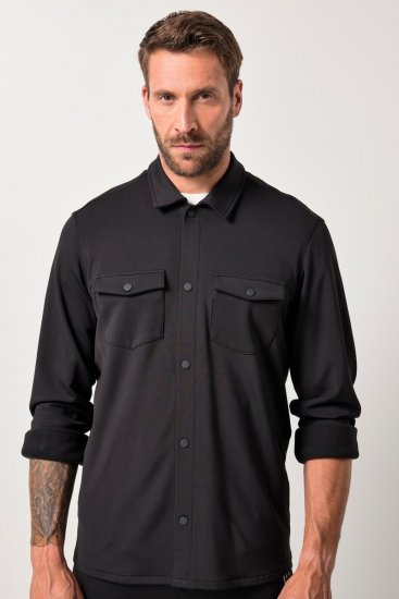 JAY-PI FLEXNAMIC® Sweat-Overshirt Black - Herren jacken - Herren Jacken in großen Größen
