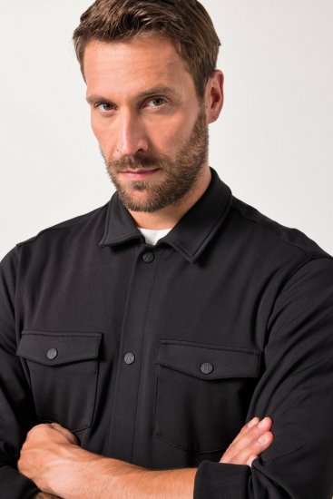 JAY-PI FLEXNAMIC® Sweat-Overshirt Black - Herren jacken - Herren Jacken in großen Größen