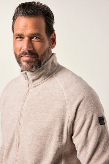 JP1880 Fleece Jacket Stand-up Collar Dusty Pink - Sportbekleidung & outdoor - Herren Outdoor- & Sportmode in 2XL und größer