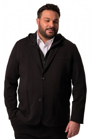 Men+ 205 Bilbao Flexlastic Jerseysakko Schwarz - Herrenanzüge und -blazer - Herrenanzüge und -blazer in großen Größen