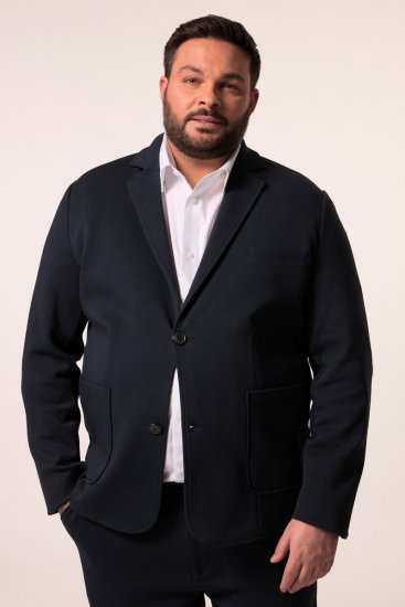 Men+ 205 Bilbao Flexlastic Jerseysakko Dunkelblau - Herrenanzüge und -blazer - Herrenanzüge und -blazer in großen Größen