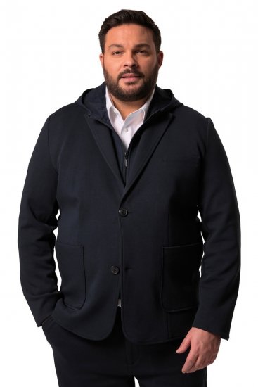 Men+ 205 Bilbao Flexlastic Jerseysakko Dunkelblau - Herrenanzüge und -blazer - Herrenanzüge und -blazer in großen Größen