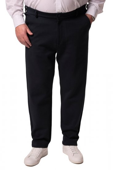 Men+ 207 Bilbao Flexlastic Jersey-Chinohose Dunkelblau - Herrenanzüge und -blazer - Herrenanzüge und -blazer in großen Größen