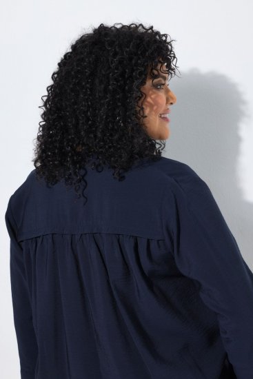 Ulla Popken 840210 Cardigan Dunkelblau - Strickjacken - Strickjacken in großen Größen für Damen