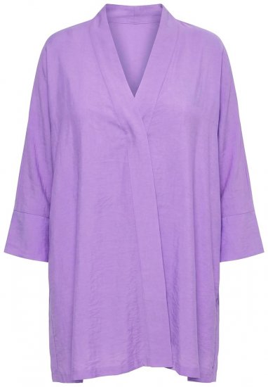 Ulla Popken 840210 Cardigan Flieder - Strickjacken - Strickjacken in großen Größen für Damen