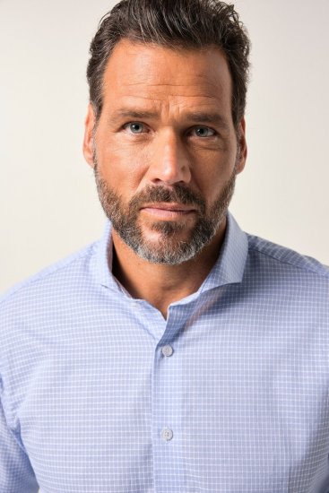 JP1880 Business Shirt Long Sleeve Ice Blue - Herrenhemden - Herrenhemden in großen Größen