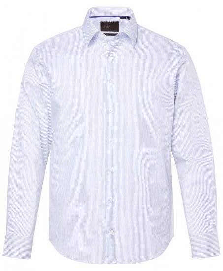 JP1880 Business Shirt Long Sleeve Striped Snow White - Herrenhemden - Herrenhemden in großen Größen