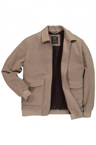 JP1880 Blouson Jacket Lightweight and Warm Brown - Herren jacken - Herren Jacken in großen Größen