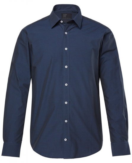 JP1880 Shirt Long Sleeve Kent Collar Navy - Herrenhemden - Herrenhemden in großen Größen