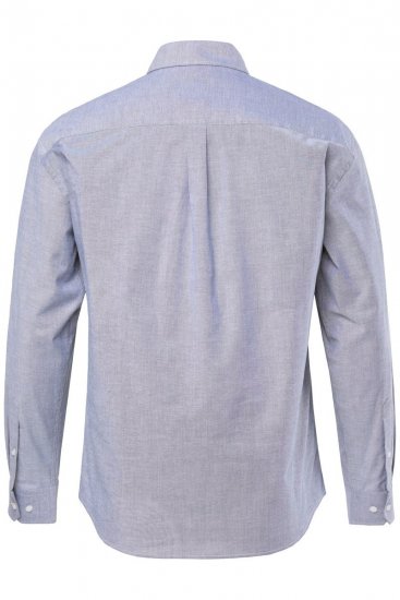 JP1880 Oxford Shirt Long Sleeve Denim Blue - Herrenhemden - Herrenhemden in großen Größen