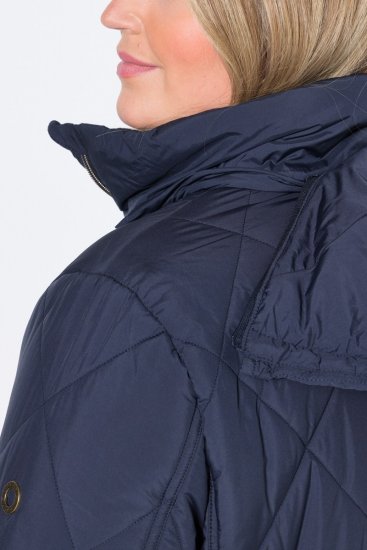 Ulla Popken 841360 Steppjacke Dunkelblau - Jacken - Große Jacken für Damen