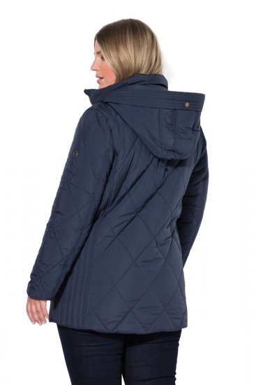 Ulla Popken 841360 Steppjacke Dunkelblau - Jacken - Große Jacken für Damen