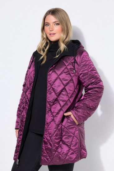 Ulla Popken 841398 Mantel Schwarz - Mäntel - Große Größen: Mäntel für Damen