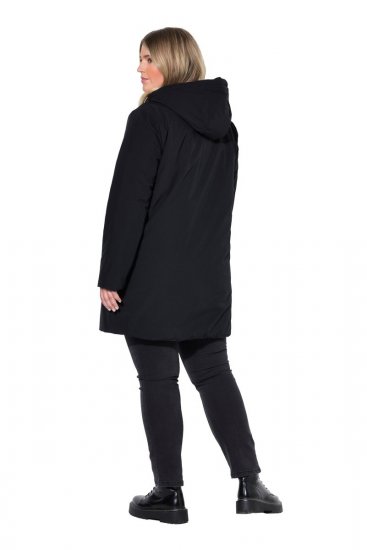 Ulla Popken 841398 Mantel Schwarz - Mäntel - Große Größen: Mäntel für Damen