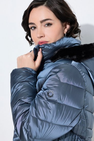 Ulla Popken 842013 Steppjacke Denimblau - Jacken - Große Jacken für Damen