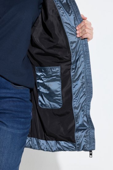 Ulla Popken 842013 Steppjacke Denimblau - Jacken - Große Jacken für Damen