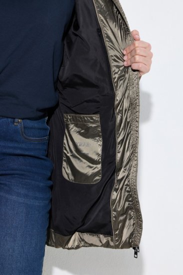 Ulla Popken 842013 Steppjacke Hellbraun - Jacken - Große Jacken für Damen