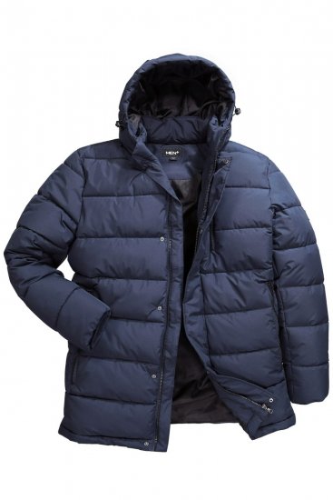 Men+ 426 Parka mit Kapuze Marineblau - Herren jacken - Herren Jacken in großen Größen