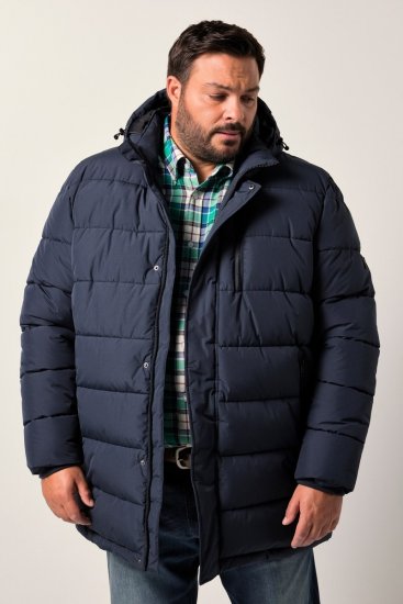 Men+ 426 Parka mit Kapuze Marineblau - Herren jacken - Herren Jacken in großen Größen