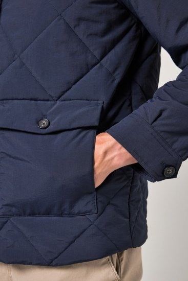 JP1880 842790 Gesteppte Bomberjacke aus recyceltem Material Dunkelblau - Herren jacken - Herren Jacken in großen Größen