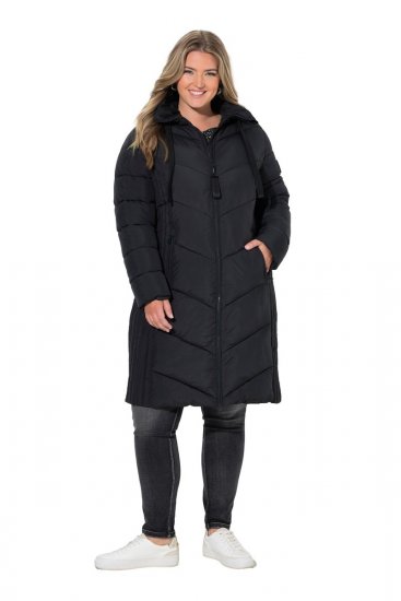 Ulla Popken 842877 Funktionsjacke Schwarz - Jacken - Große Jacken für Damen