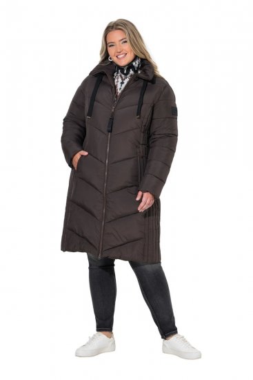 Ulla Popken 842877 Funktionsjacke Dunkelgrün - Jacken - Große Jacken für Damen