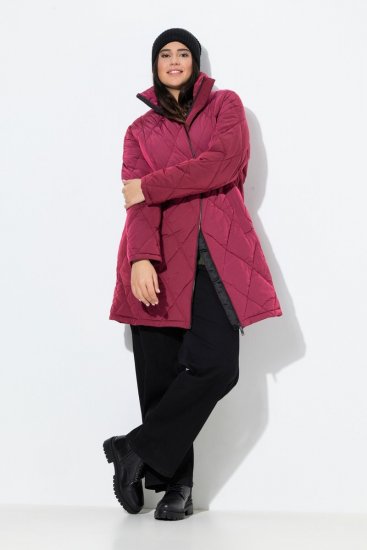 Ulla Popken 842937 Steppjacke Rot - Jacken - Große Jacken für Damen