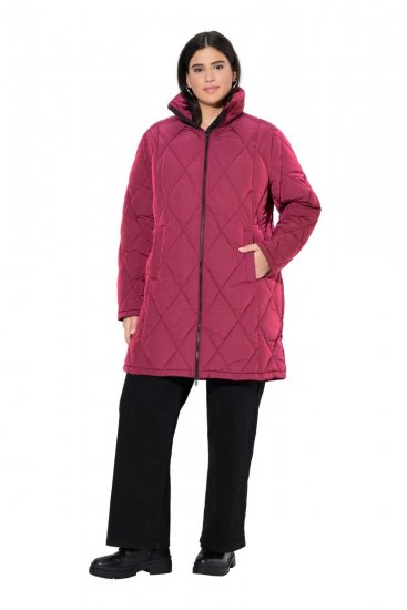 Ulla Popken 842937 Steppjacke Rot - Jacken - Große Jacken für Damen