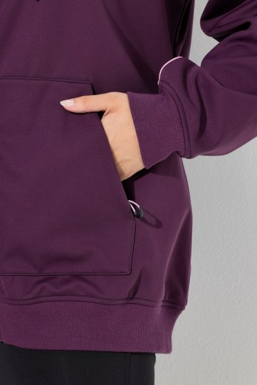 Ulla Popken 843186 Wasserabweisende Softshelljacke mit Reflektoren Weinrot - Jacken - Große Jacken für Damen