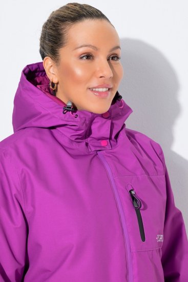 Ulla Popken 843542 Funktionsmantel Flieder - Mäntel - Große Größen: Mäntel für Damen