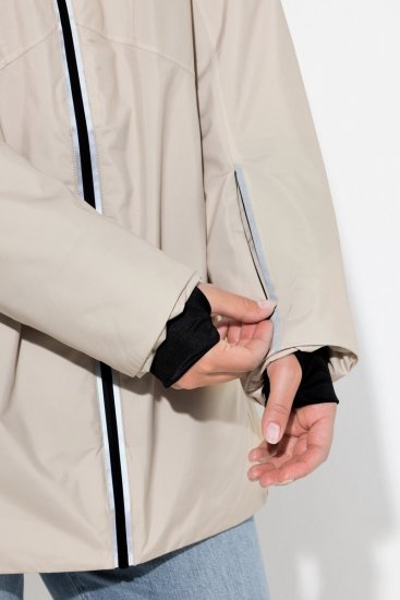 Ulla Popken 844034 Funktionsjacke Champagner - Jacken - Große Jacken für Damen