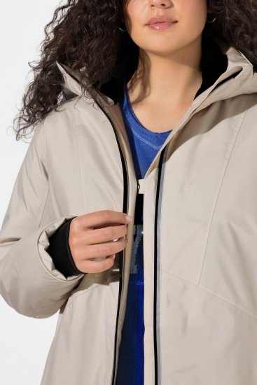 Ulla Popken 844034 Funktionsjacke Champagner - Jacken - Große Jacken für Damen