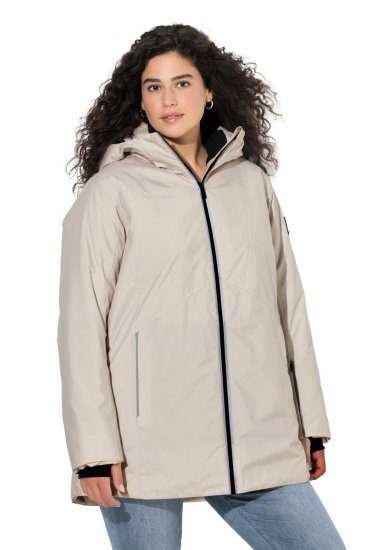 Ulla Popken 844034 Funktionsjacke Champagner - Jacken - Große Jacken für Damen