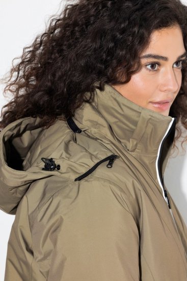 Ulla Popken 844034 Funktionsjacke Khaki - Jacken - Große Jacken für Damen