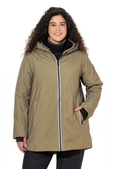 Ulla Popken 844034 Funktionsjacke Khaki - Jacken - Große Jacken für Damen