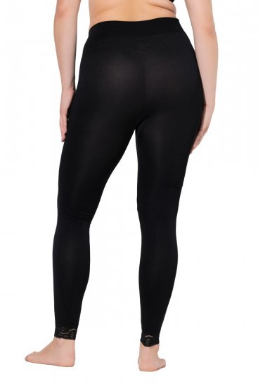 Ulla Popken 844563 Strumpfleggings Schwarz - Strumpfhosen & Socken - 