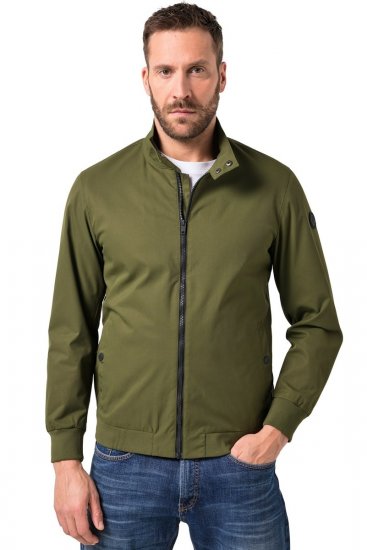 JP1880 844652 Bomberjacke mit Druckknöpfen Khaki - Herren jacken - Herren Jacken in großen Größen