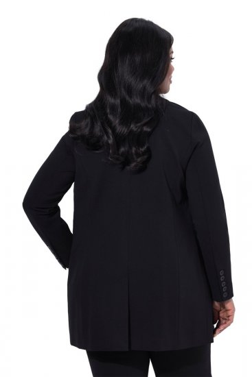 Ulla Popken 844842 Jerseyblazer Schwarz - Blazer - Blazer für Frauen in Großgrößen