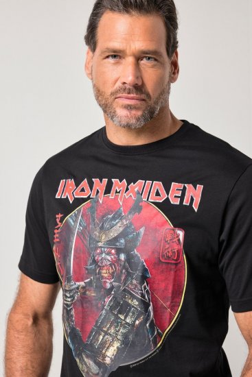 JP1880 845106 Iron Maiden Senjutsu T-Shirt Schwarz - Band-T-shirts - Band T-Shirts für große Größen