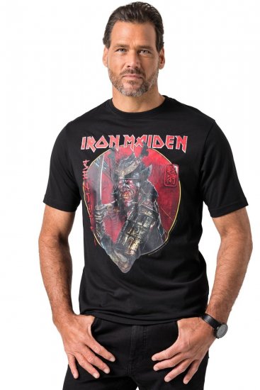 JP1880 845106 Iron Maiden Senjutsu T-Shirt Schwarz - Band-T-shirts - Band T-Shirts für große Größen