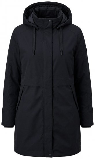 Ulla Popken 845111 Parka Schwarz - Mäntel - Große Größen: Mäntel für Damen