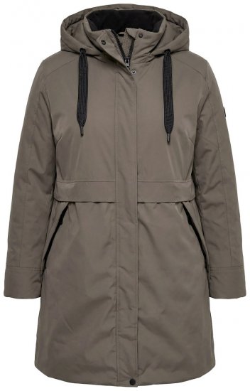 Ulla Popken 845111 Parka Dunkelgrün - Mäntel - Große Größen: Mäntel für Damen