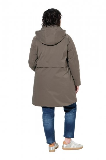 Ulla Popken 845111 Parka Dunkelgrün - Mäntel - Große Größen: Mäntel für Damen